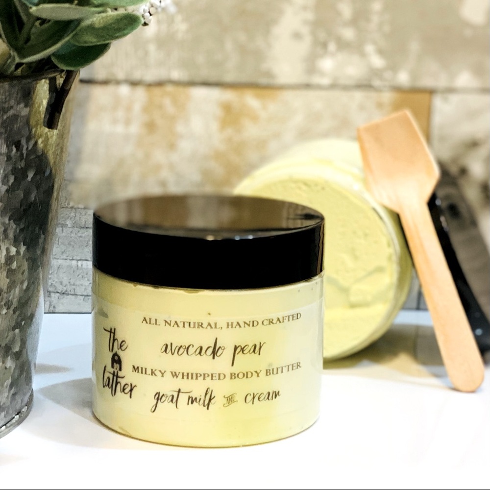 Avocado Pear Milky Whipped Body Butter